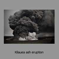Kilauea ash eruption